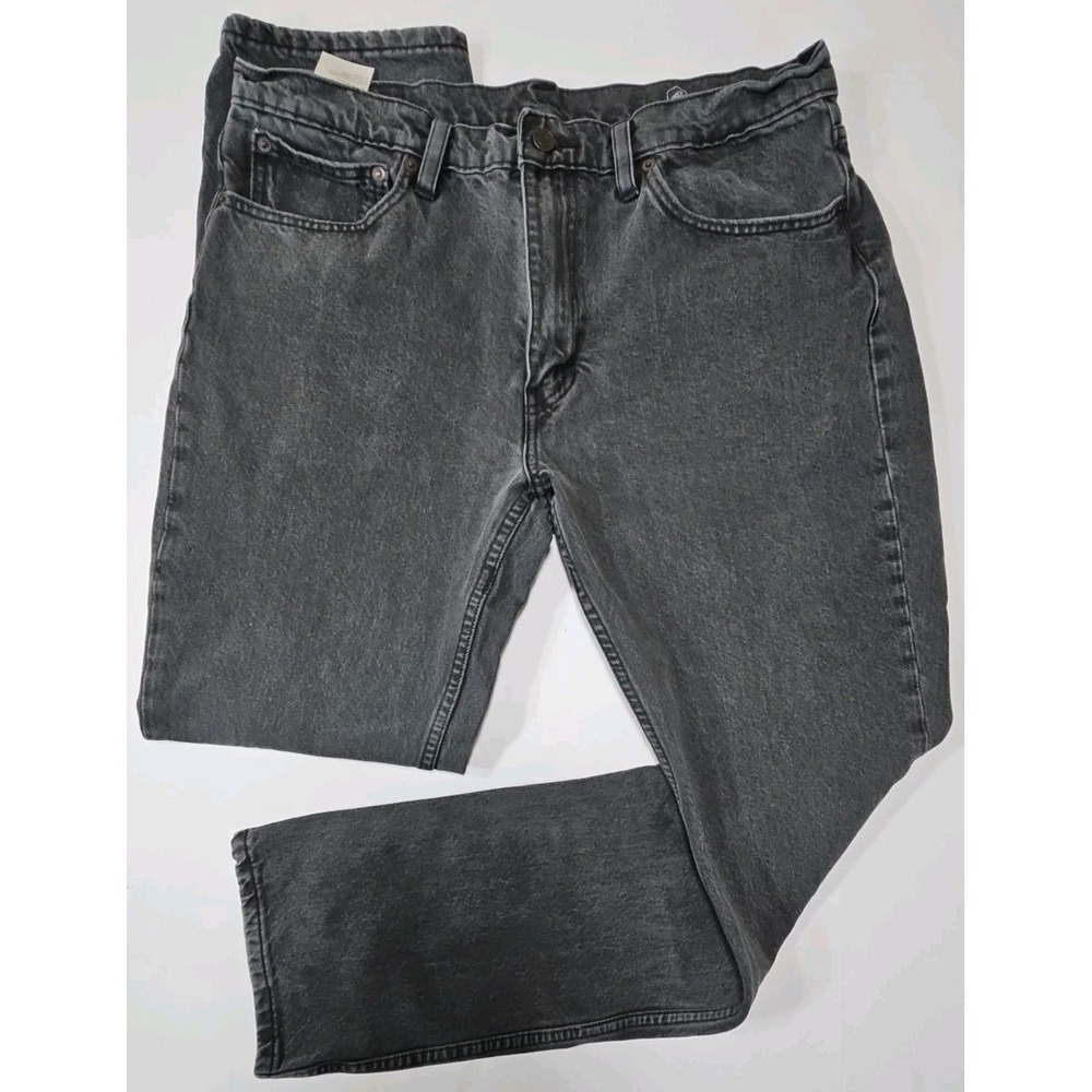 LEVI'S 511 Faded Black Slim Fit Jeans Men's 36x32 - Vintage Look - Picture 2 of 12